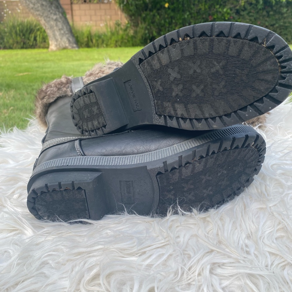 London Fog Melton Snow Boots - Picture 8 of 13